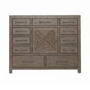 Liberty Furniture Skyview Lodge Chesser in Cobblestone