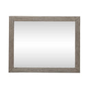 Liberty Furniture Skyview Lodge Landscape Mirror in Cobblestone