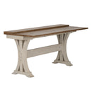 Farmhouse Reimagined Flip Lid Sofa Table in Antique White image