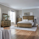 Carolina Park King Panel Bed, Dresser & Mirror, Chest image