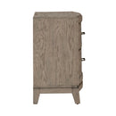 Avalon Nightstand with Charging Station in Burnished Beige image
