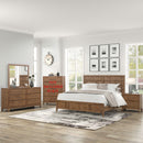 Shaker Lakes King California Panel Bed, Dresser & Mirror, Night Stand image