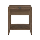Shaker Lakes Open Nightstand w/ Charging Station