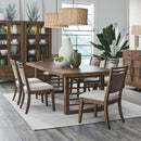 Shaker Lakes Opt 7 Piece Double Pedestal Table Set image