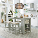 Brook Creek 5 Piece Counter Set in Ash image