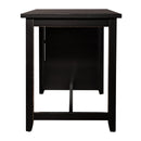 Brook Creek 5 Piece Counter Set in Black