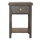 Modern Farmhouse Drawer Chair Side Table image