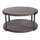 Liberty Furniture Modern View Round Cocktail Table in Gray image