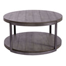 Liberty Furniture Modern View Round Cocktail Table in Gray