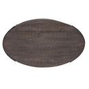 Modern View Oval Cocktail Table