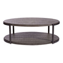 Liberty Furniture Modern View Oval Cocktail Table in Gray image
