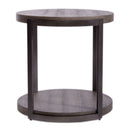 Liberty Furniture Modern View Round End Table in Gray image