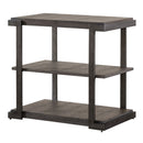 Modern View Tiered End Table in Gray
