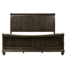 Rustic Traditions King California Sleigh Bed, Dresser & Mirror, Chest image