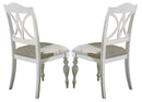 Liberty Furniture Summer House Slatback Side Chair in Oyster White (Set of 2) image