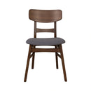 Space Savers Panel Back Side Chair- Grey (RTA) image