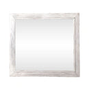 River Place Mirror in Riverstone White and Tobacco image