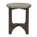 Cascade End Table in Wire Brush Rustic Brown image