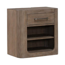 South Bend Open Nightstand w/ Charging Station in Burnished Clay image