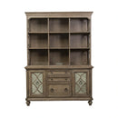 Simply Elegant 3 Piece Desk & Hutch Set image