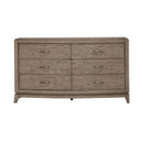 Avalon 6 Drawer Dresser in Burnished Beige image