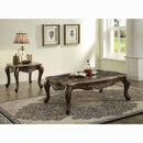 Latisha Marble & Antique Oak Coffee Table