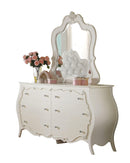 Edalene Pearl White Mirror