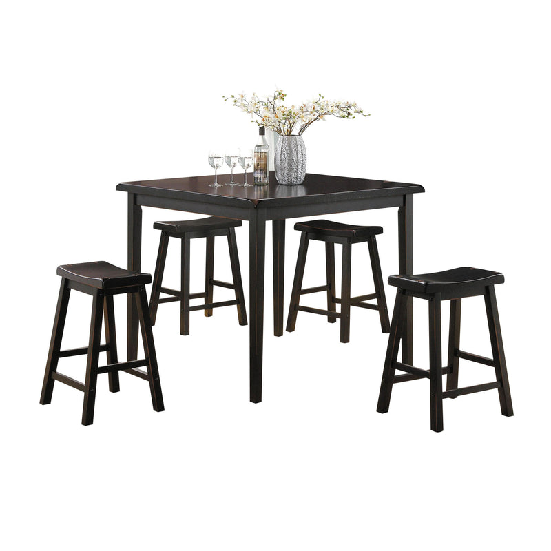 Gaucho Black Counter Height Set (5Pc Pk) image