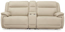 Double Deal Power Reclining Loveseat Sectional with Console image