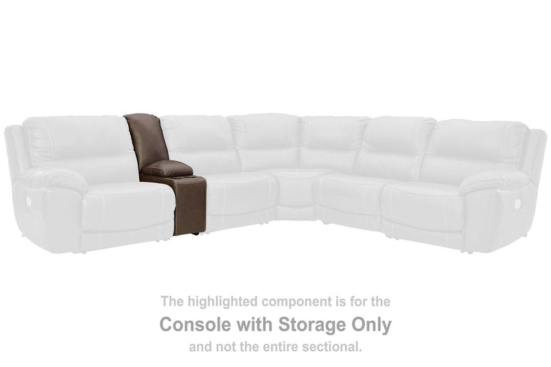 Dunleith 3-Piece Power Reclining Loveseat with Console