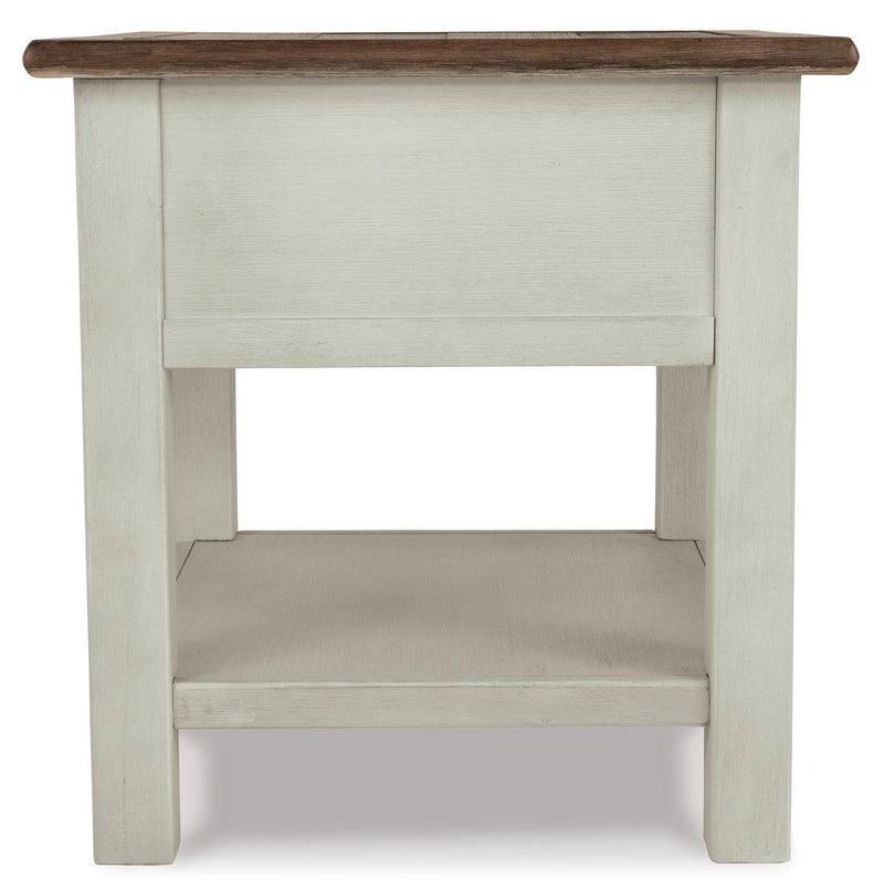 Bolanburg Chairside End Table with USB Ports & Outlets