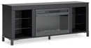 Cayberry 60" TV Stand with Electric Fireplace