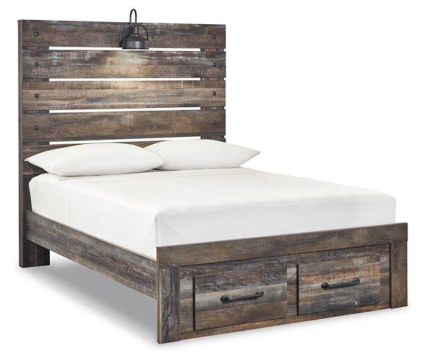 Drystan Bed with 2 Storage Drawers