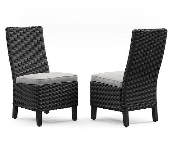 Beachcroft Outdoor Side Chair with Cushion (Set of 2)