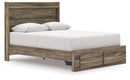 Elbrim Panel Storage Bed