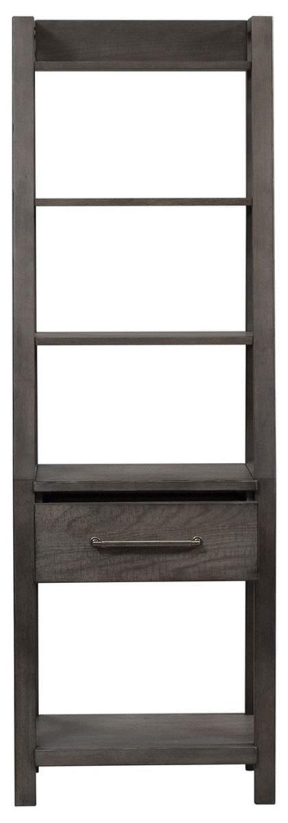 Liberty Modern Farmhouse 66" Entertainment Center with Piers in Dusty Charcoal