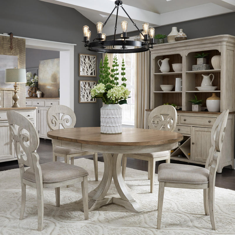 Farmhouse Reimagined Pedestal Table image