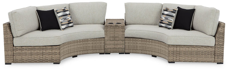 Calworth Outdoor Sectional with Ottoman image