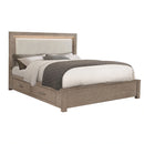 Kenora Panel Platform Storage Bed with LED Lighting