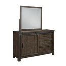 Thornwood Hills Panel Bed, Dresser & Mirror image