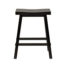 Creations 24 Inch Sawhorse Counter Stool - Black (RTA) image