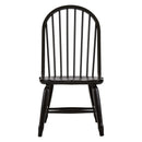 Treasures Bow Back Side Chair - Black image