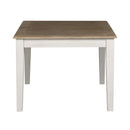 Summerville Rectangular Leg Table in White image