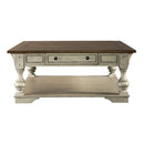 Morgan Creek Cocktail Table in Antique White image