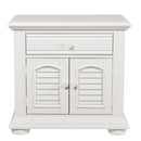 Summer House 1 Drawer Nightstand in Oyster White image