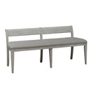 Farmhouse Reimagined Upholstered Bench (RTA) in Antique White image