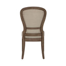 Americana Farmhouse Uph Tufted Back Side Chair image