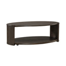 City View Oval Cocktail Table in Coffee Bean image