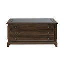 Arden Road Square Collector Cocktail Table in Satin Cherry image