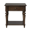 Arden Road Drawer End Table in Satin Cherry image